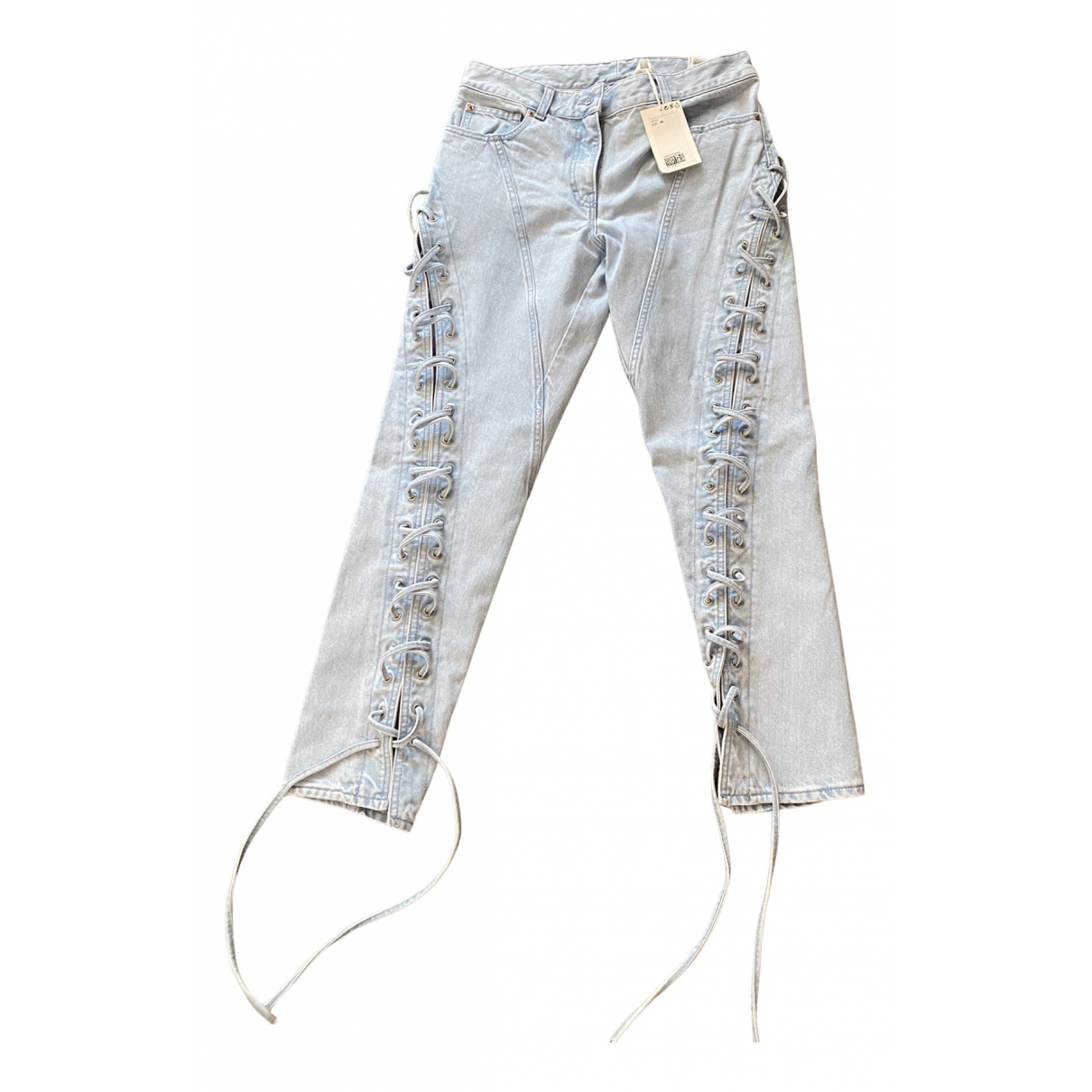 Jeans H\u0026M Studio Blue size 44 FR in 